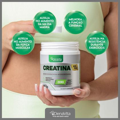 Imagem de Creatina Monohidratada Pura Micronizada Performance e Vida Fitness 250g Denavita