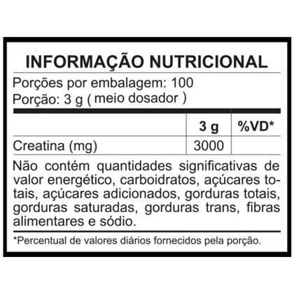 Imagem de Creatina Monohidratada Pura Sem Sabor 300g