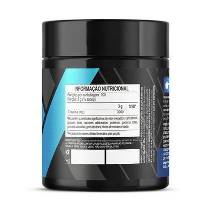 Imagem de Creatina Monohidratada X4 Nutrition 100% Pura 300g Pote Importada Treino  Ganho de Força, Energia M