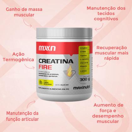 Imagem de Creatina MXN Fire Pó 300g Maxinutri