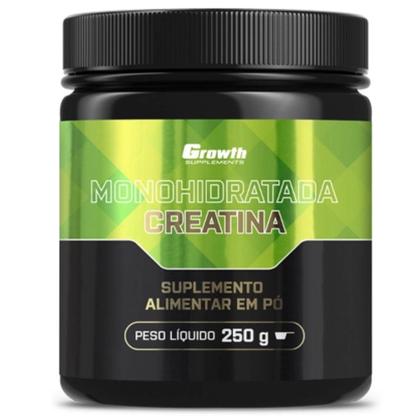 Imagem de Creatina Pura 250g Monohidratada + Vitamina D 120 Caps Growth