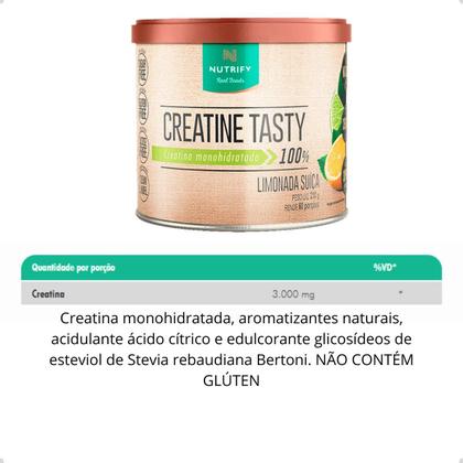 Imagem de Creatina Tasty 100% Monohydratada 210g Nutrify