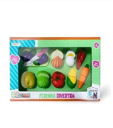 Imagem de Creative Fun Feirinha Divertida Legumes com tiras autocolantes MULTIKIDS