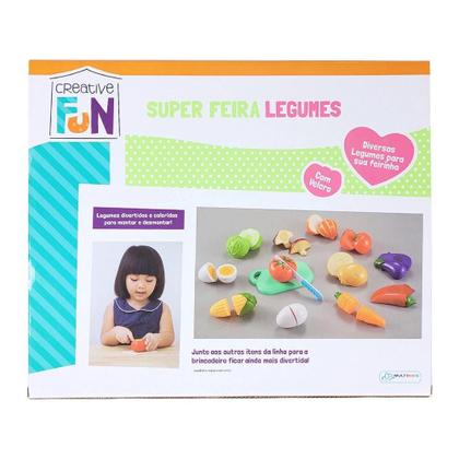 Imagem de Creative Fun Super Feira Com 12 Legumes - Br1110 Multikids