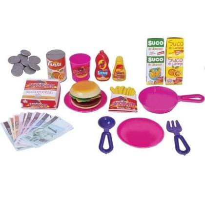 Imagem de Crec Crec Big Lanchonete Brinquedo Lúdico Comidinha Lanches