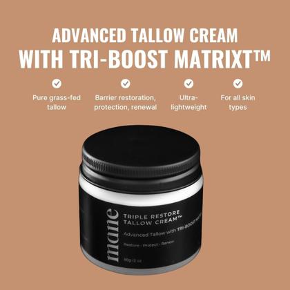 Imagem de Crema Triple Restauradora Superior Mane con Sebo para Hombres 60 ml