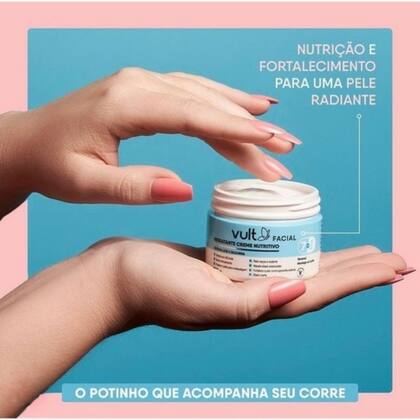 Imagem de Creme 7 em 1 Hidratante Facial Vult Care Nutritivo 100g