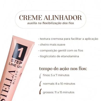 Imagem de Creme Alinhador Stella Milano Passo 1 - LINE UP para Sobrancelhas