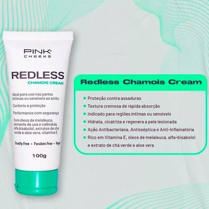 Imagem de Creme Antiassaduras Antiatrito Redless Chamois Cream 100g - PInk Cheeks