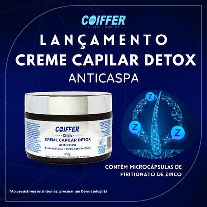 Imagem de Creme Capilar Detox Anticaspa Coiffer 250g