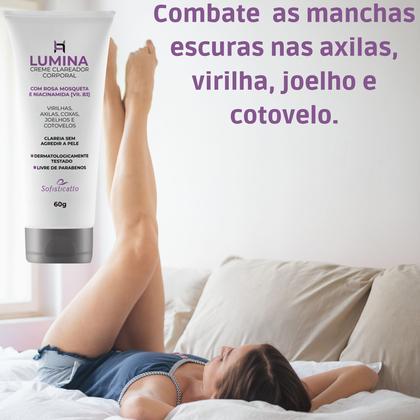 Imagem de Creme Clareador Corporal Axila e Virilha Lumina 60g