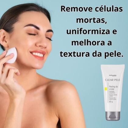 Imagem de Creme Clareador Corporal Axila e Virilha Lumina + Peeling Facial Clear Pele Abeha Rainha