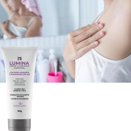 Imagem de Creme Clareador Lumina Niacinamida Aromatizante Virilha Kit