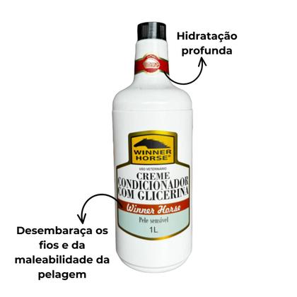 Imagem de CREME CONDICIONADOR COM GLICERINA 1 litro