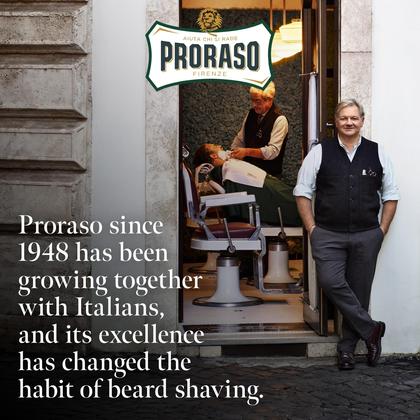 Imagem de Creme condicionador pré-barbear Proraso para pele sensível 100mL
