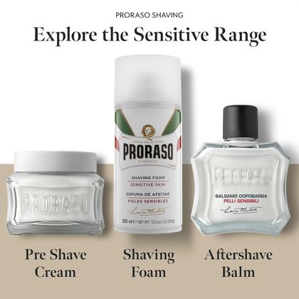 Imagem de Creme condicionador pré-barbear Proraso para pele sensível 100mL