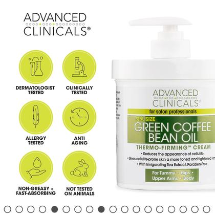 Imagem de Creme Corporal Advanced Clinicals Green Coffee Bean - 480ml