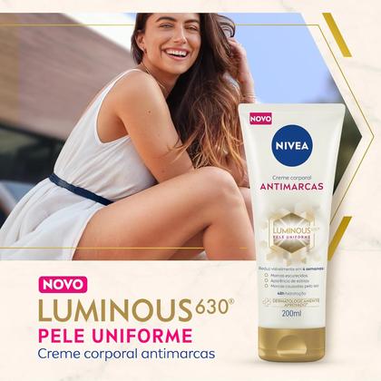 Imagem de Creme Corporal Antimarcas Nivea Luminous 630 200ml