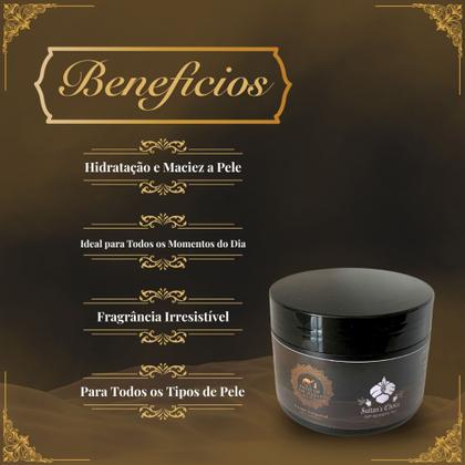 Imagem de Creme Corporal Árabe Sultan's Choice Scents Path of the Sultan 300g Nutrição Profunda com Toque Real