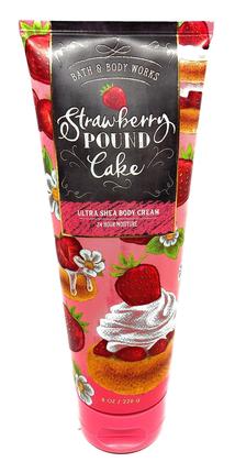 Imagem de Creme corporal Bath and Body Works Strawberry Pound Cake 240 mL