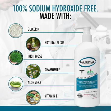 Imagem de Creme Corporal Hidratante GLY MIRACLE para pele seca 355mL