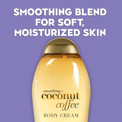 Imagem de Creme Corporal OGX Smoothing + Café de Coco 575mL