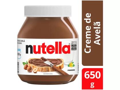 Imagem de Creme de Avelã com Cacau Nutella Ferrero 650g