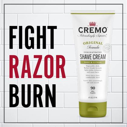 Imagem de Creme de barbear Cremo Barber Grade Sage & Citrus 177ml para homens
