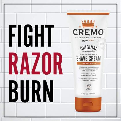 Imagem de Creme de barbear Cremo Barber Grade Sandalwood 180 ml (pacote com 2)