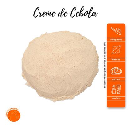 Imagem de Creme de Cebola Em Pó Gourmet Sabor Intenso Kit 4 100% Natural Pote com Dosador 60g 