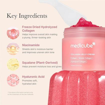 Imagem de Creme de Geleia de Colágeno Medicube 110ml - Creme de Colágeno para Todos os Tipos de Pele Dia/Noite