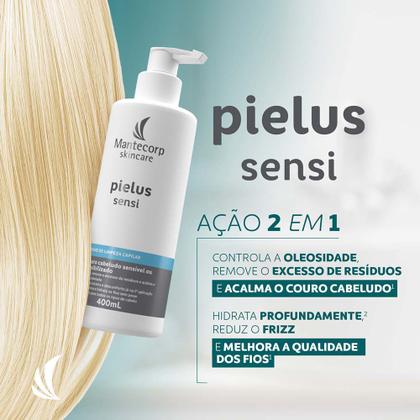 Imagem de Creme de Limpeza Capilar Mantecorp Skincare - Pielus Sensi