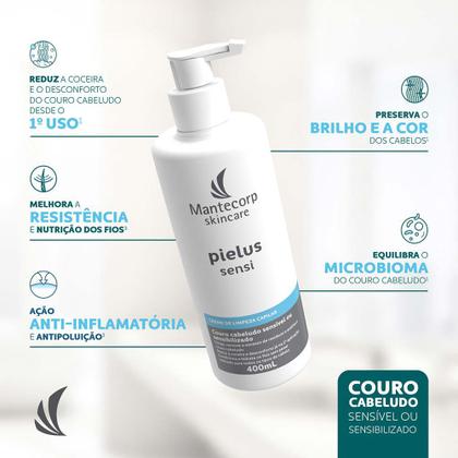 Imagem de Creme de Limpeza Capilar Mantecorp Skincare - Pielus Sensi
