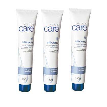 Creme de Mãos Luva de Silicone 120g (3 unidades) - Avon Imagem de Creme de Mãos Luva de Silicone 120g (3 unidades) - Avon