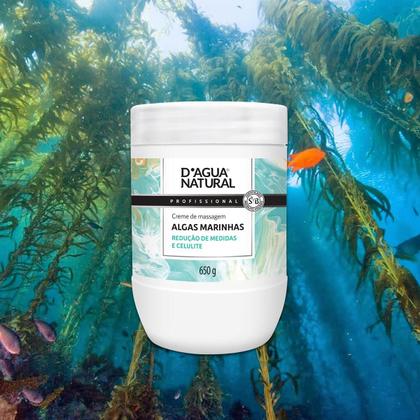 Imagem de Creme De Massagem Algas Marinhas 650g Dagua Natural Celulite