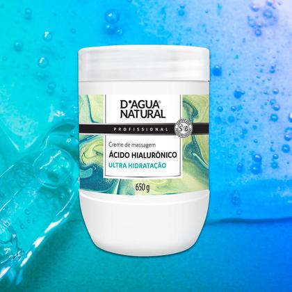 Imagem de Creme De Massagem Dagua Natural Ácido Hialurônico 650g Hidratação