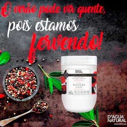 Imagem de Creme de Massagem Dagua Natural Pimenta Negra 650g Redutor Medidas E Celulite