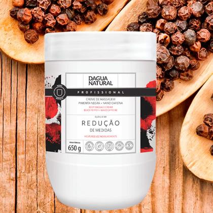 Imagem de Creme de Massagem Dagua Natural Pimenta Negra 650g Redutor Medidas E Celulite