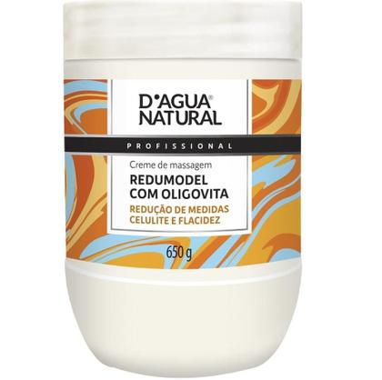Imagem de Creme de Massagem Dagua Natural Redumodel com Oligovita 650g Redução de Medidas Celulite e Flacidez