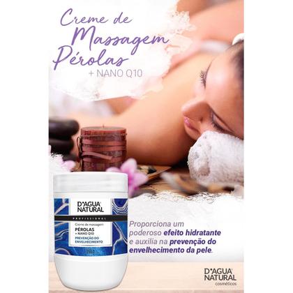 Imagem de Creme de Massagem Pérolas com Nano Q10 Hidratação Antienvelhecimento 650g