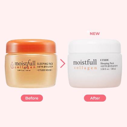 Imagem de Creme de noite hidratante facial ETUDE HOUSE Moistfull Collagen