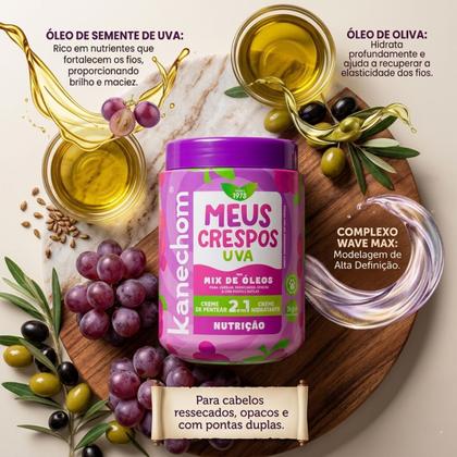 Imagem de Creme de Nutrição Kanechom Uva com Mix de Óleos 2 em 1 1kg