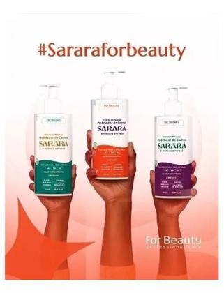 Imagem de Creme De Pentea Modelador Cachos 4 Sarará For Beauty - 500ml
