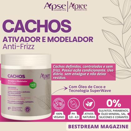 Imagem de Creme De Pentear Apice Ativador Cachos Crespo Power Africa Baoba Finalização Capilar Escolha O Seu