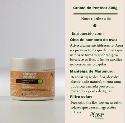 Imagem de Creme De Pentear Crespo Power Nutritiva 500g - Apse Vegano