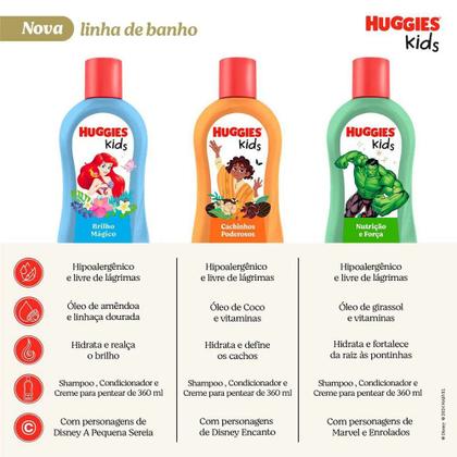Imagem de Creme de Pentear Huggies Kids Cachinhos Poderosos 360ml