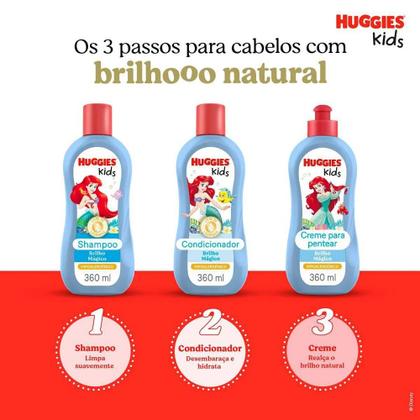 Imagem de Creme de Pentear Infantil Huggies Kids Brilho Mágico 360ml