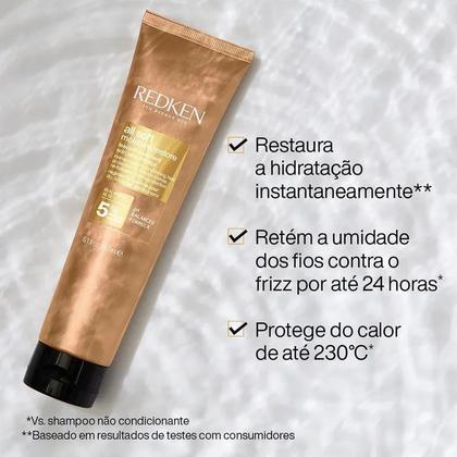 Imagem de Creme de Pentear Leave-In All Soft 150ml Redken para cabelos secos e opacos hidratação brilho e maciez
