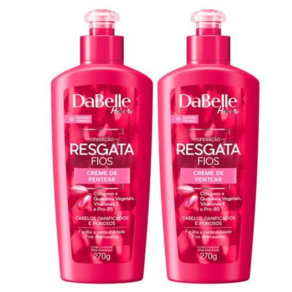 Imagem de Creme de Pentear Resgata Fios Danificados DaBelle 270g