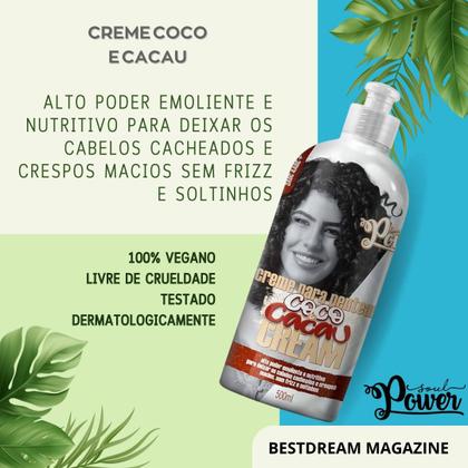 Imagem de Creme De Pentear Soul Power Vegano Curly On Styling Linha Completa 500ml - Escolha O Seu